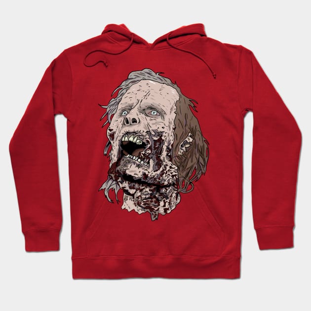 Zombie Head Hoodie by Black Snow Comics